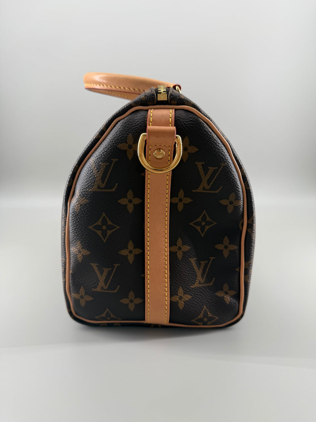 Louis Vuitton Speedy Bandoulière 25 Monogram |Microchip with LV Guitar Strap