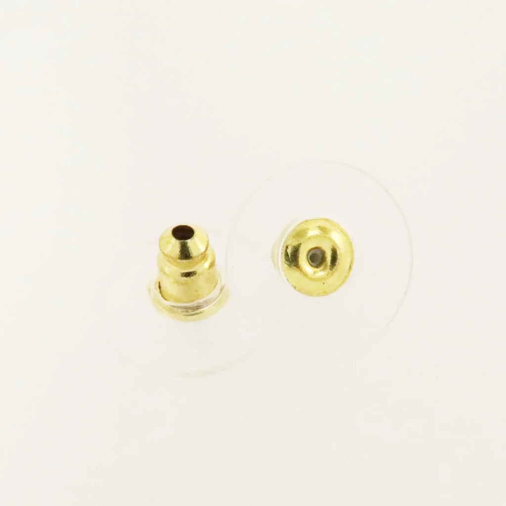 Chanel CC Gold-Tone Stud Earrings - Brand New Full Set
