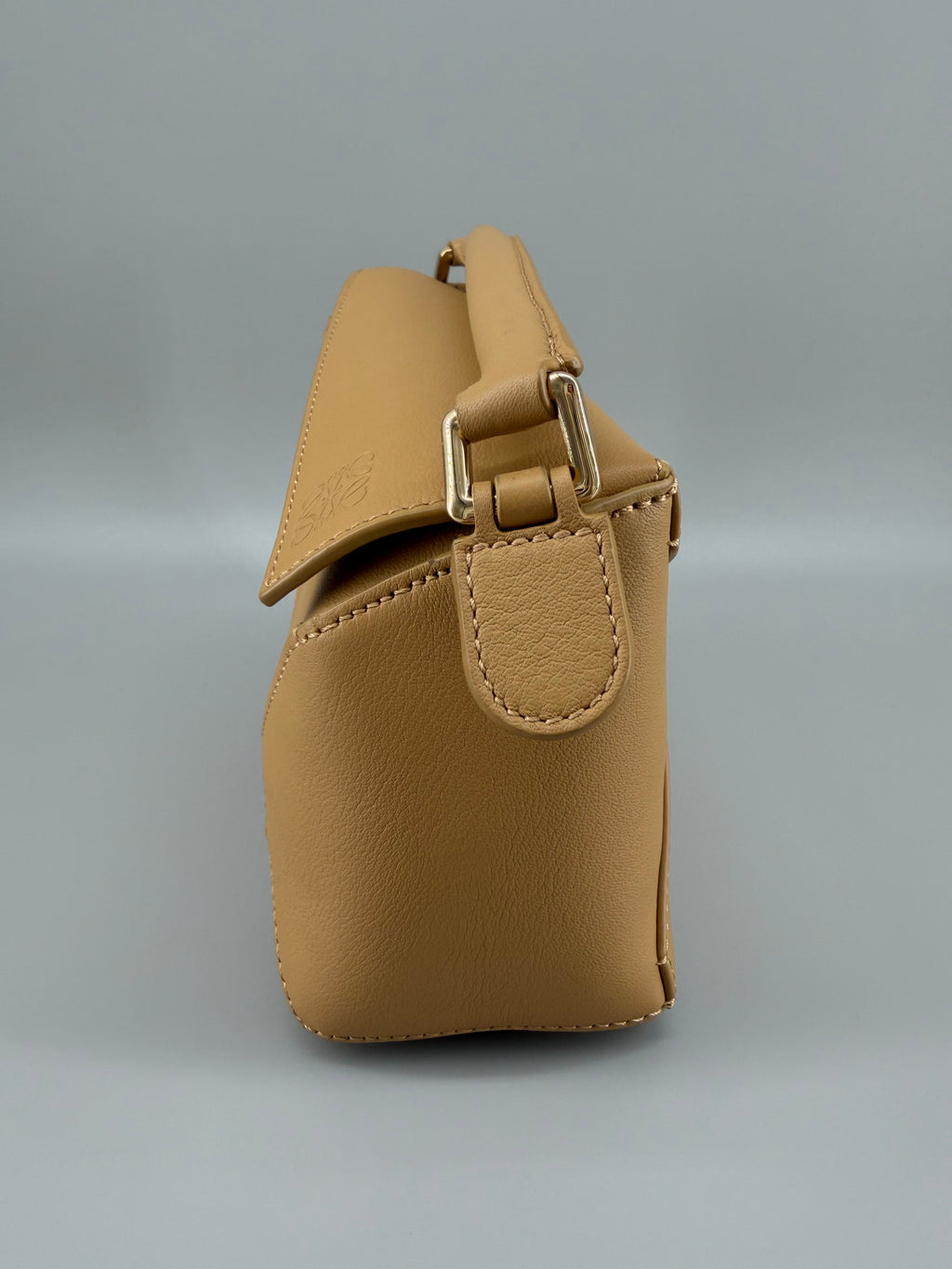 Loewe Mini Puzzle Bag in Classic Calfskin - Sahara