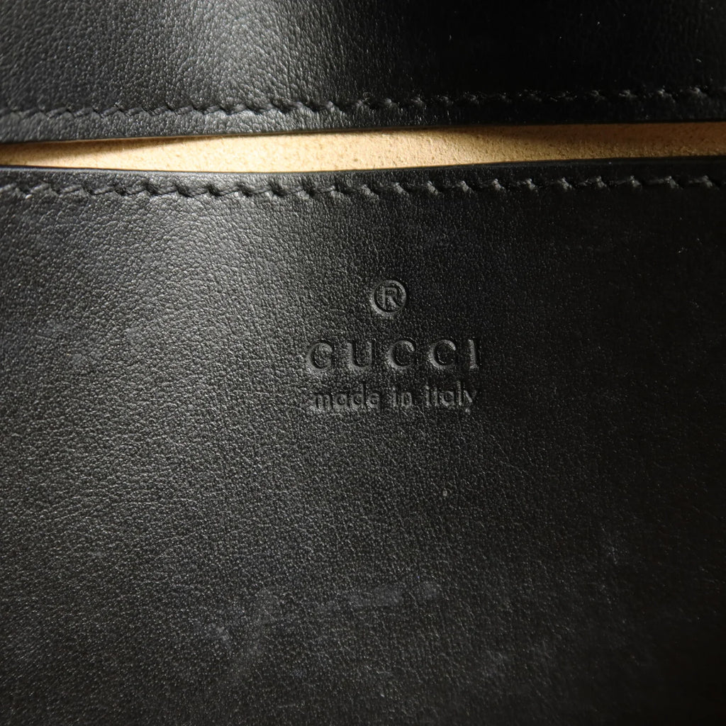 Gucci GG Marmont Small Chain Shoulder Bag Black Calfskin