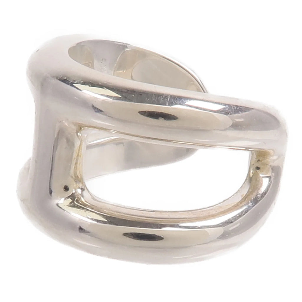 Hermès Osmose Small Model Sterling Silver Ring Size 48