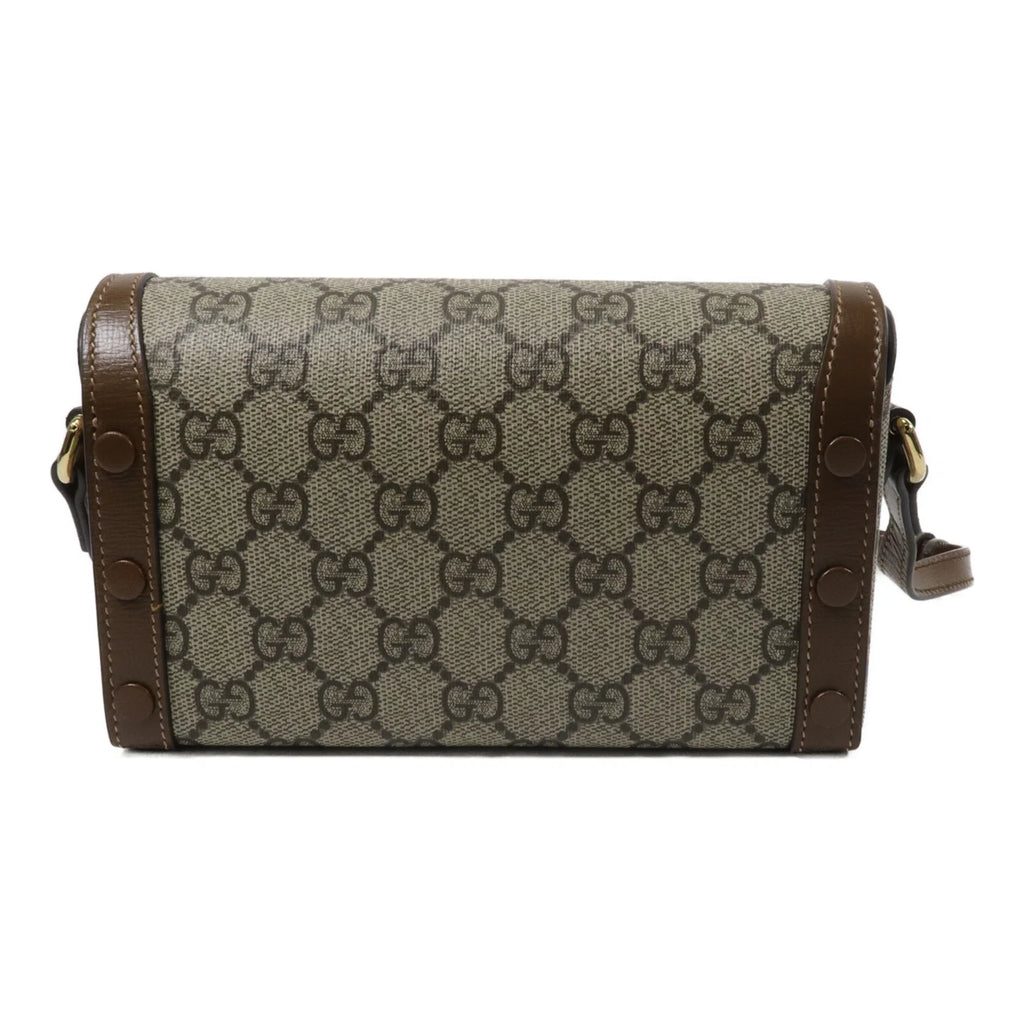 GUCCI Horsebit 1955
Mini Shoulder Bag in Brown GG Supreme