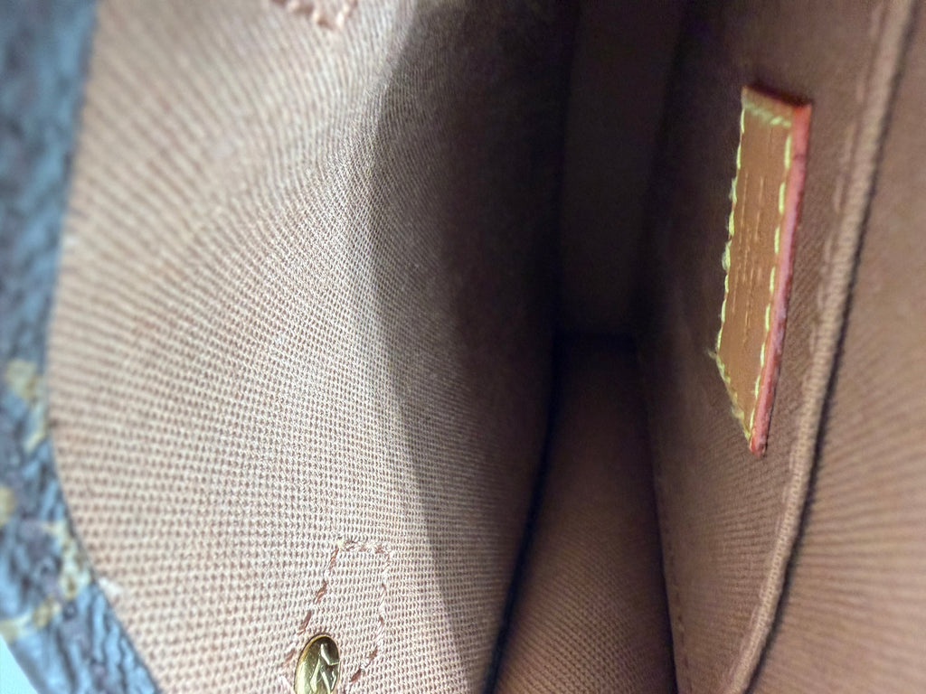 Louis Vuitton Petit Sac Plat Monogram Canvas (RFID)