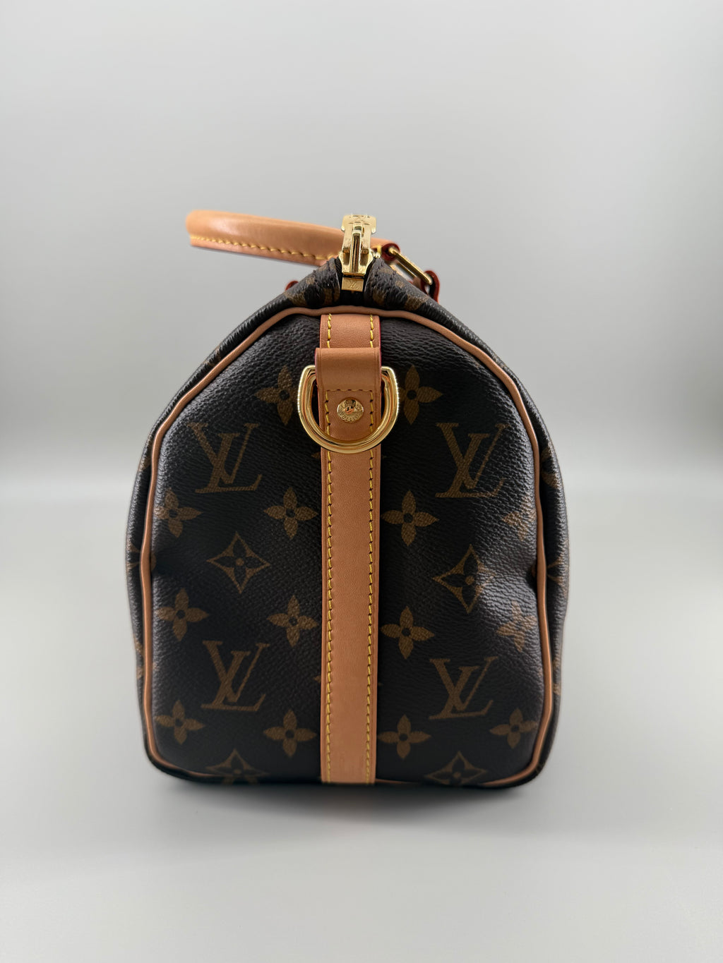 Louis Vuitton Speedy Bandoulière 25 Monogram |Microchip with LV Guitar Strap