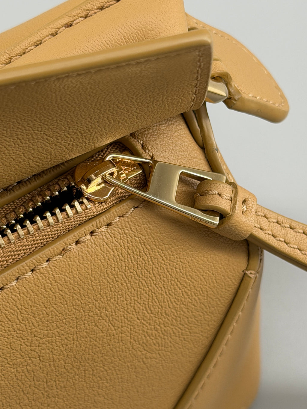 Loewe Mini Puzzle Bag in Classic Calfskin - Sahara