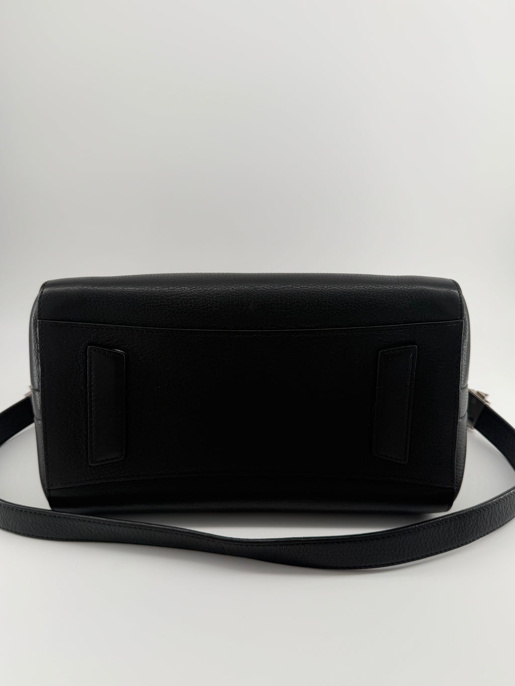Givenchy Antigona Small Black Grained Leather Satchel Crossbody Bag