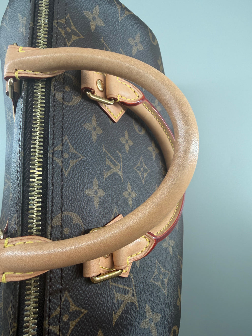 Louis Vuitton Speedy Bandoulière 25 Monogram |Microchip with LV Guitar Strap