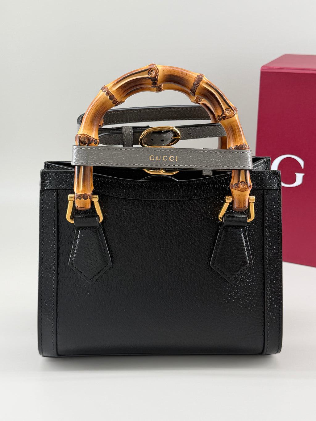 Gucci Diana Small Bamboo Top Handle Bag – Full Set