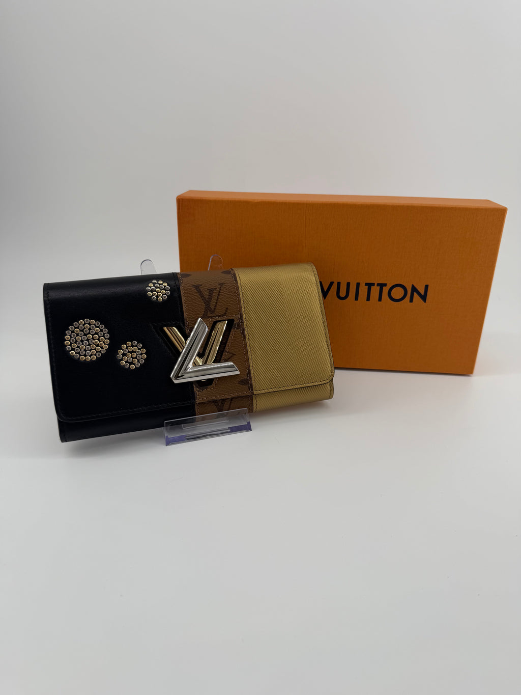 Louis Vuitton Twist Wallet Night Lights Limited Edition Black Gold Monogram Full Set