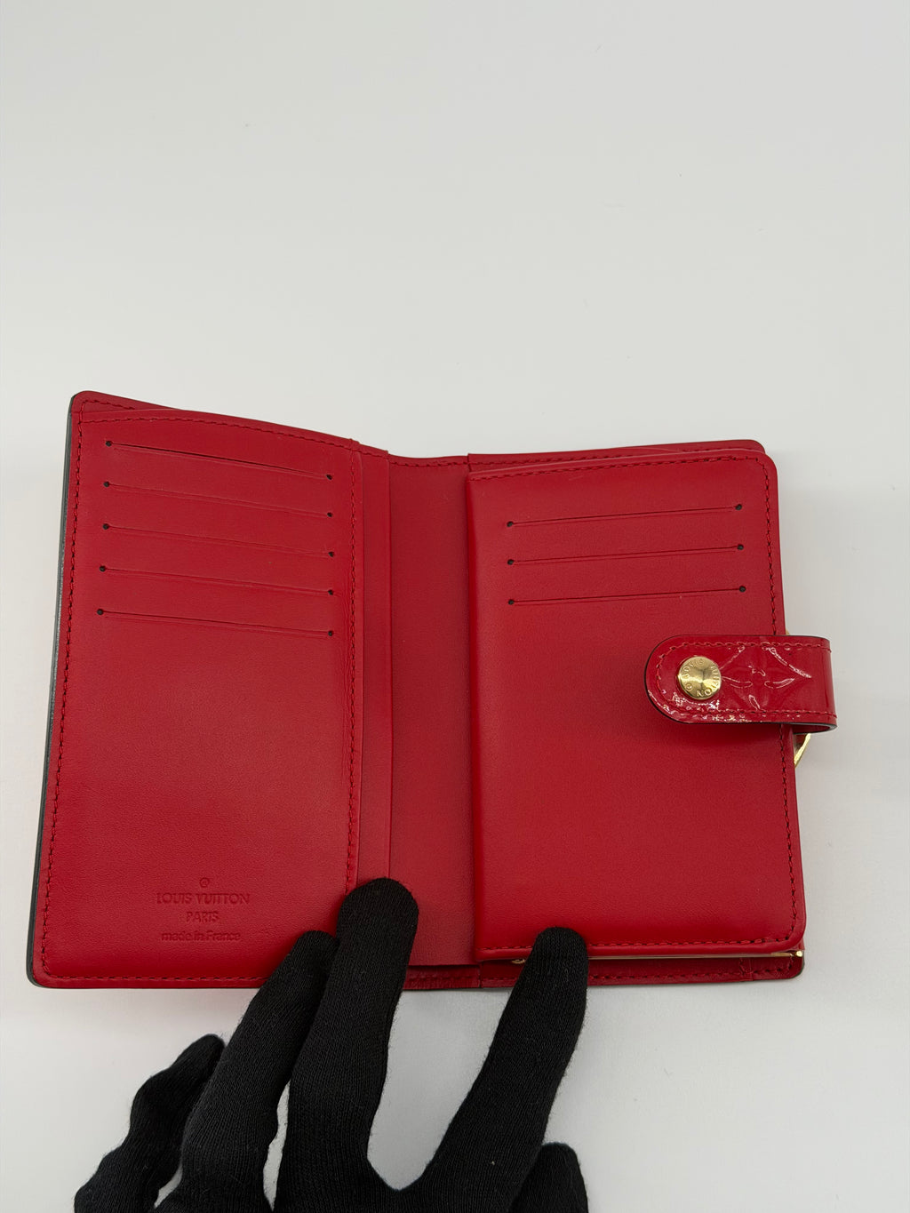 Louis Vuitton Vernis French Purse Wallet Pomme D’Amour | Like New | Full Set