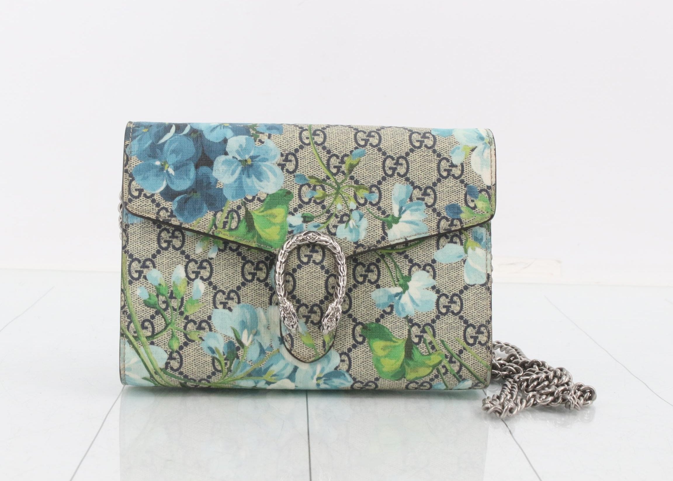 Gucci Dionysus Supreme Blooms Wallet on Chain