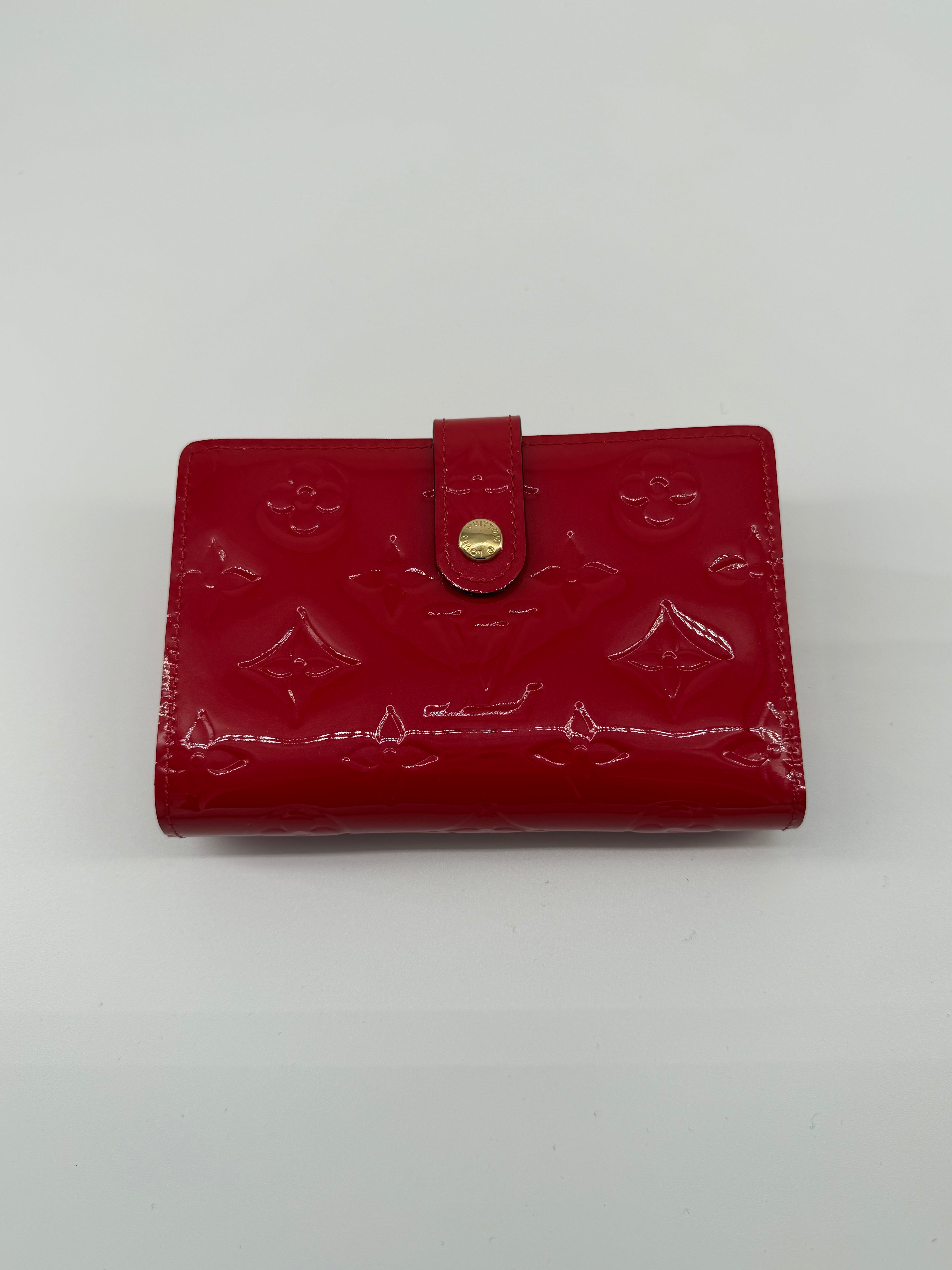 Louis Vuitton Vernis French Purse Wallet Pomme D’Amour | Like New | Full Set