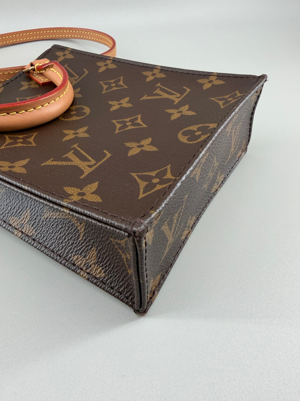 Louis Vuitton Petit Sac Plat Monogram Canvas (RFID)