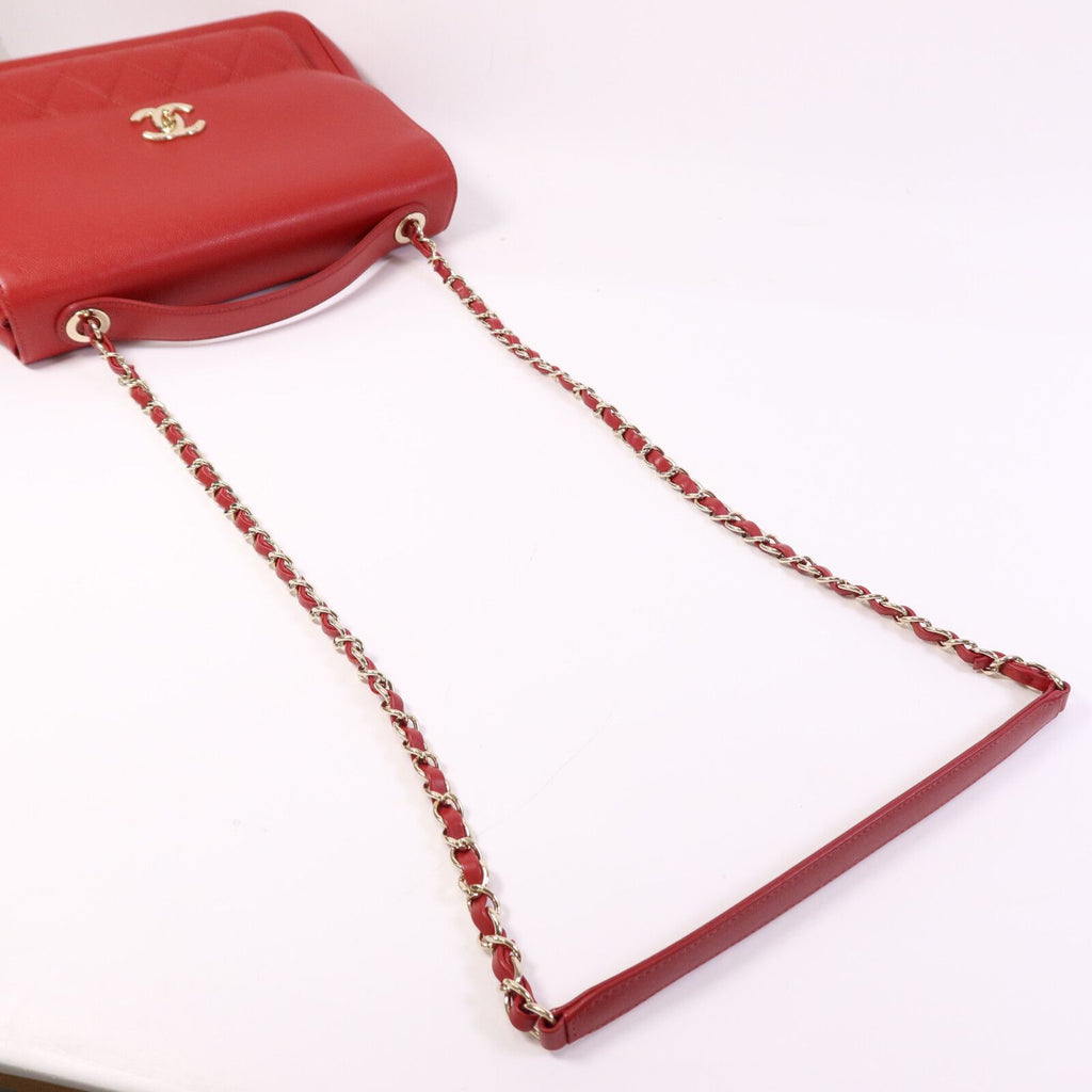 Chanel Business Affinity Large Shoulder Bag – Red Caviar Leather