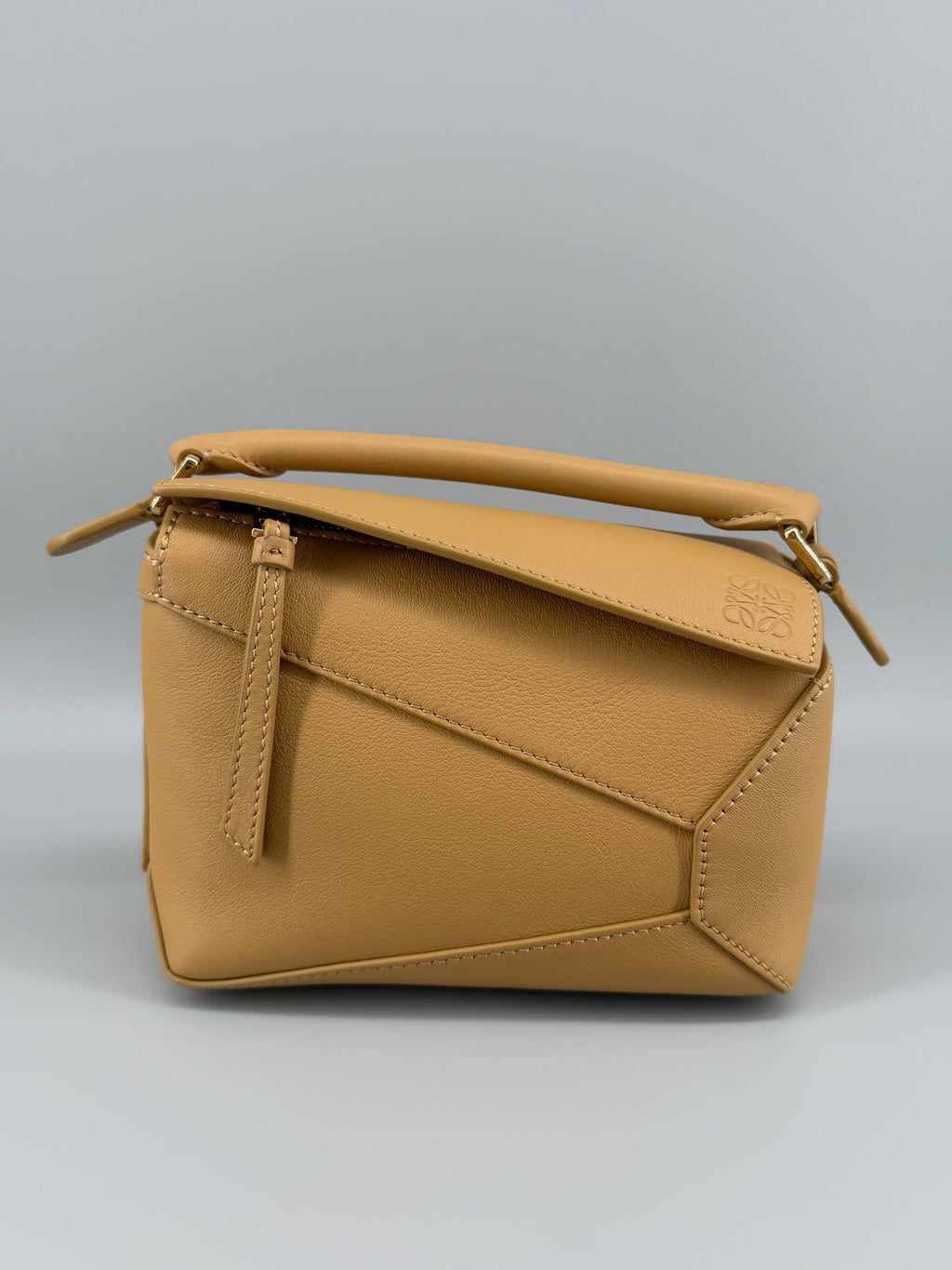 Loewe Mini Puzzle Bag in Classic Calfskin - Sahara
