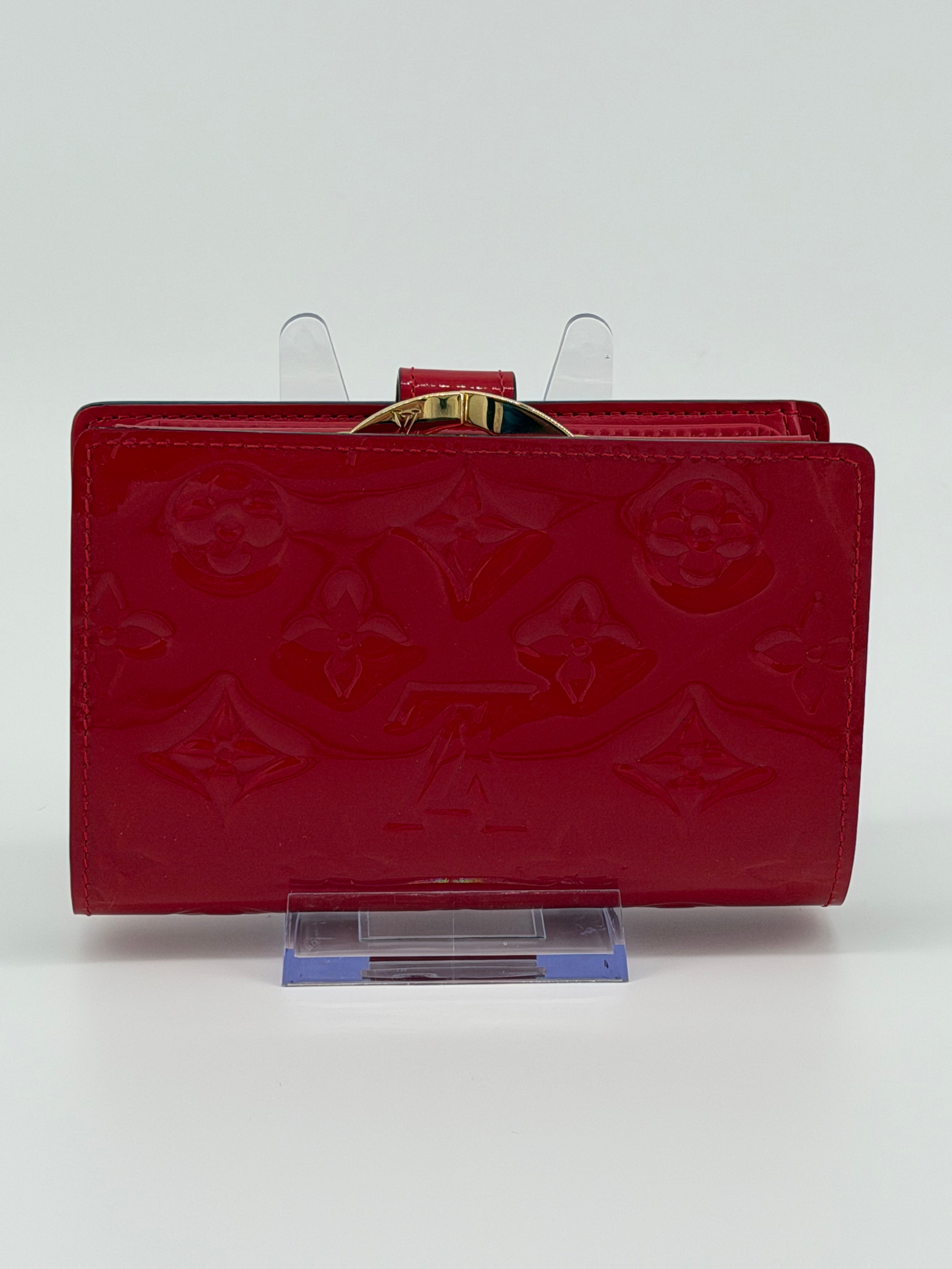Louis Vuitton Vernis French Purse Wallet Pomme D’Amour | Like New | Full Set