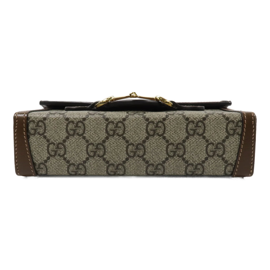 GUCCI Horsebit 1955
Mini Shoulder Bag in Brown GG Supreme