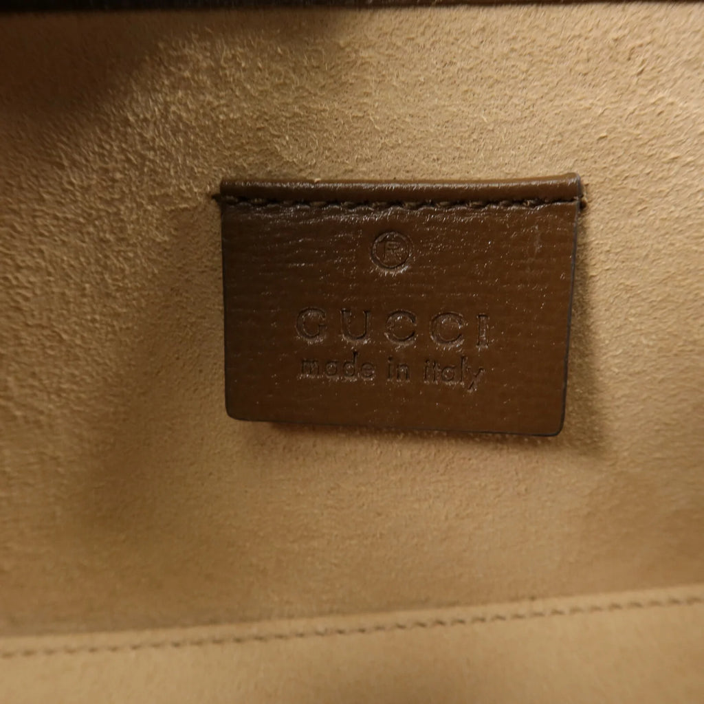 GUCCI Horsebit 1955
Mini Shoulder Bag in Brown GG Supreme