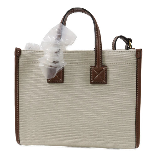 Burberry Mini Freya Tote – Canvas & Leather NEW