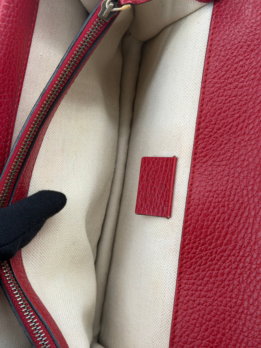 Gucci Dionysus Medium Red Leather Crystal Tiger Head Shoulder Bag