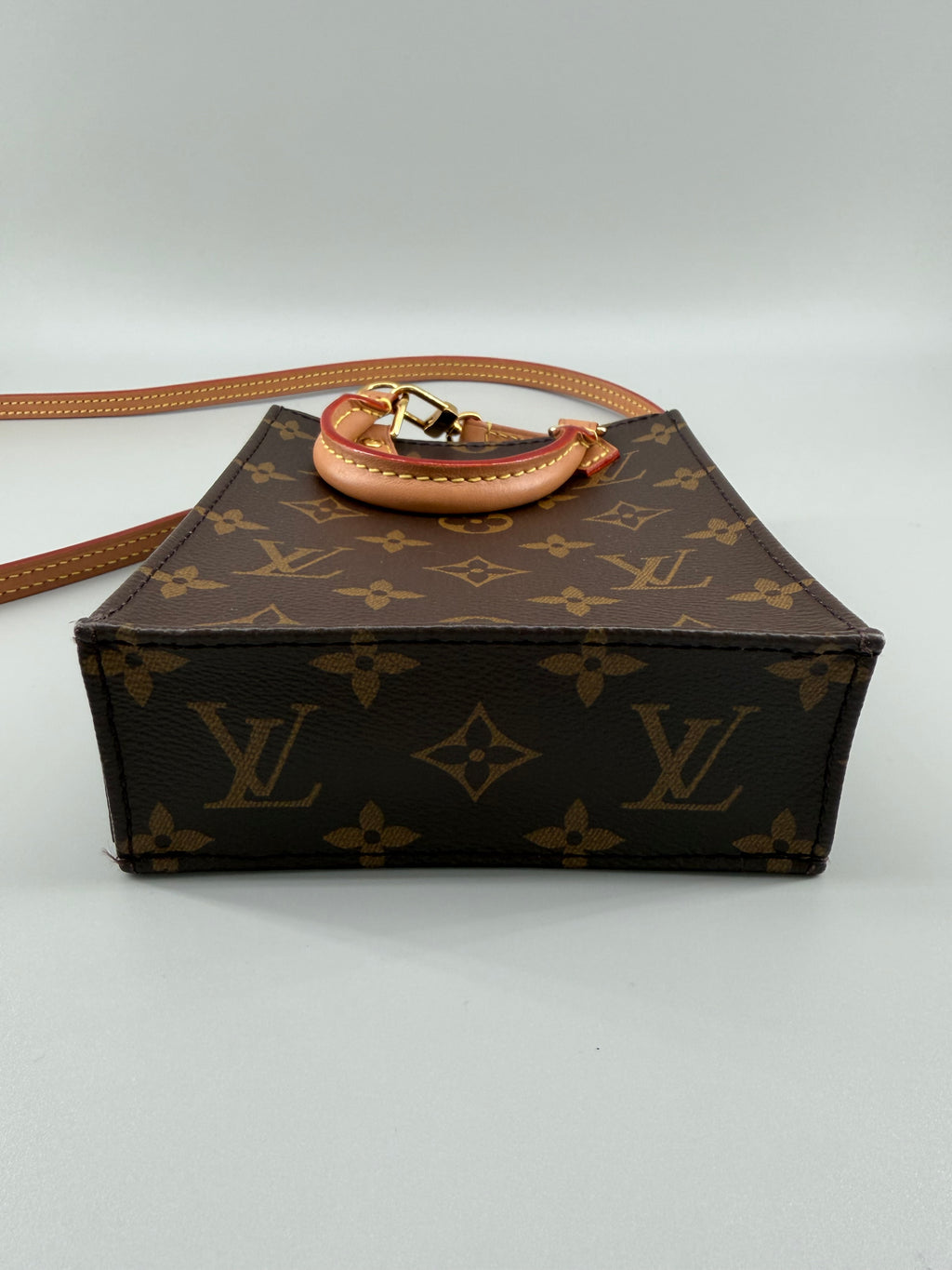 Louis Vuitton Petit Sac Plat Monogram Canvas (RFID)