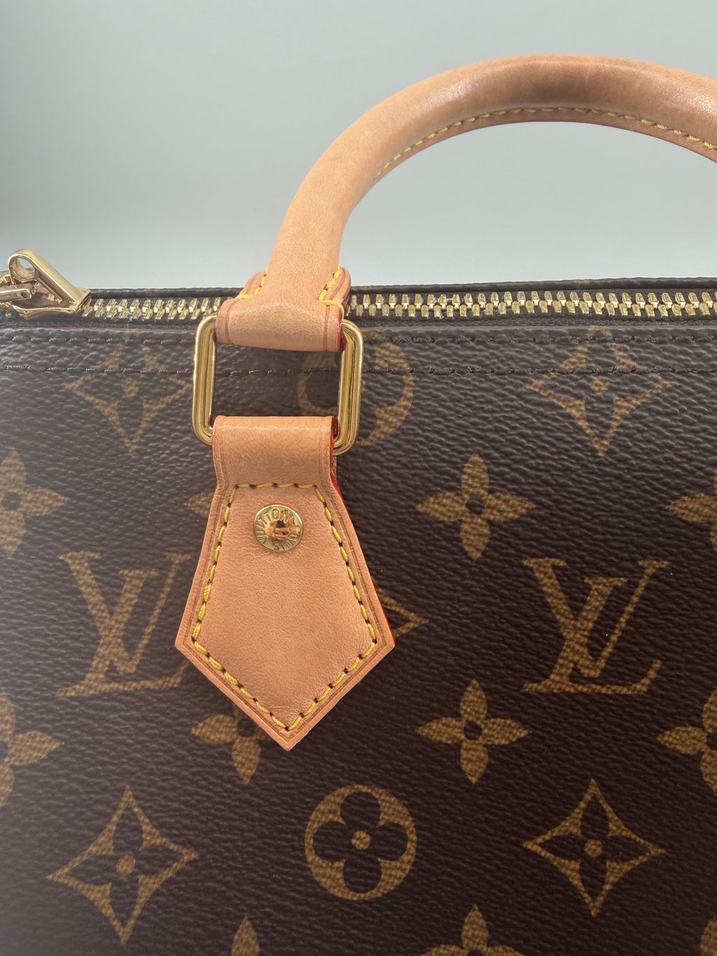 Louis Vuitton Speedy Bandoulière 25 Monogram |Microchip with LV Guitar Strap