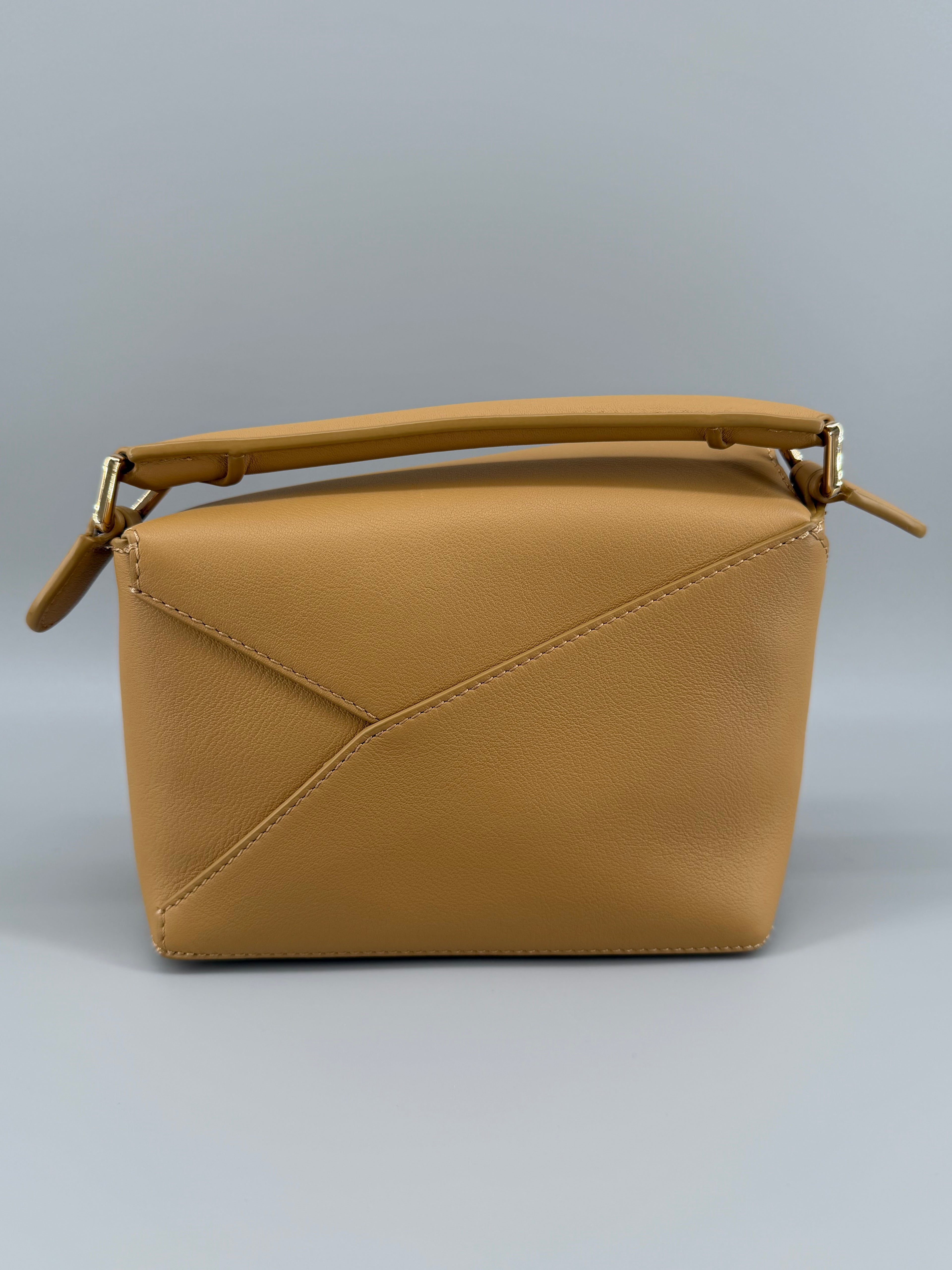Loewe Mini Puzzle Bag in Classic Calfskin - Sahara