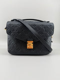 Louis Vuitton Pochette Métis MM Black Monogram Empreinte Leather