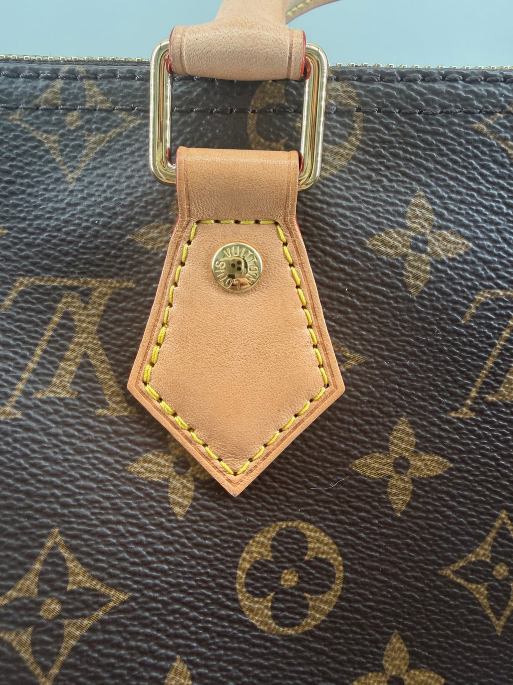 Louis Vuitton Speedy Bandoulière 25 Monogram |Microchip with LV Guitar Strap