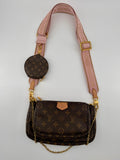 Louis Vuitton Multi Pochette Accessoires Monogram Rose