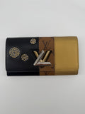 Louis Vuitton Twist Wallet Night Lights Limited Edition Black Gold Monogram Full Set
