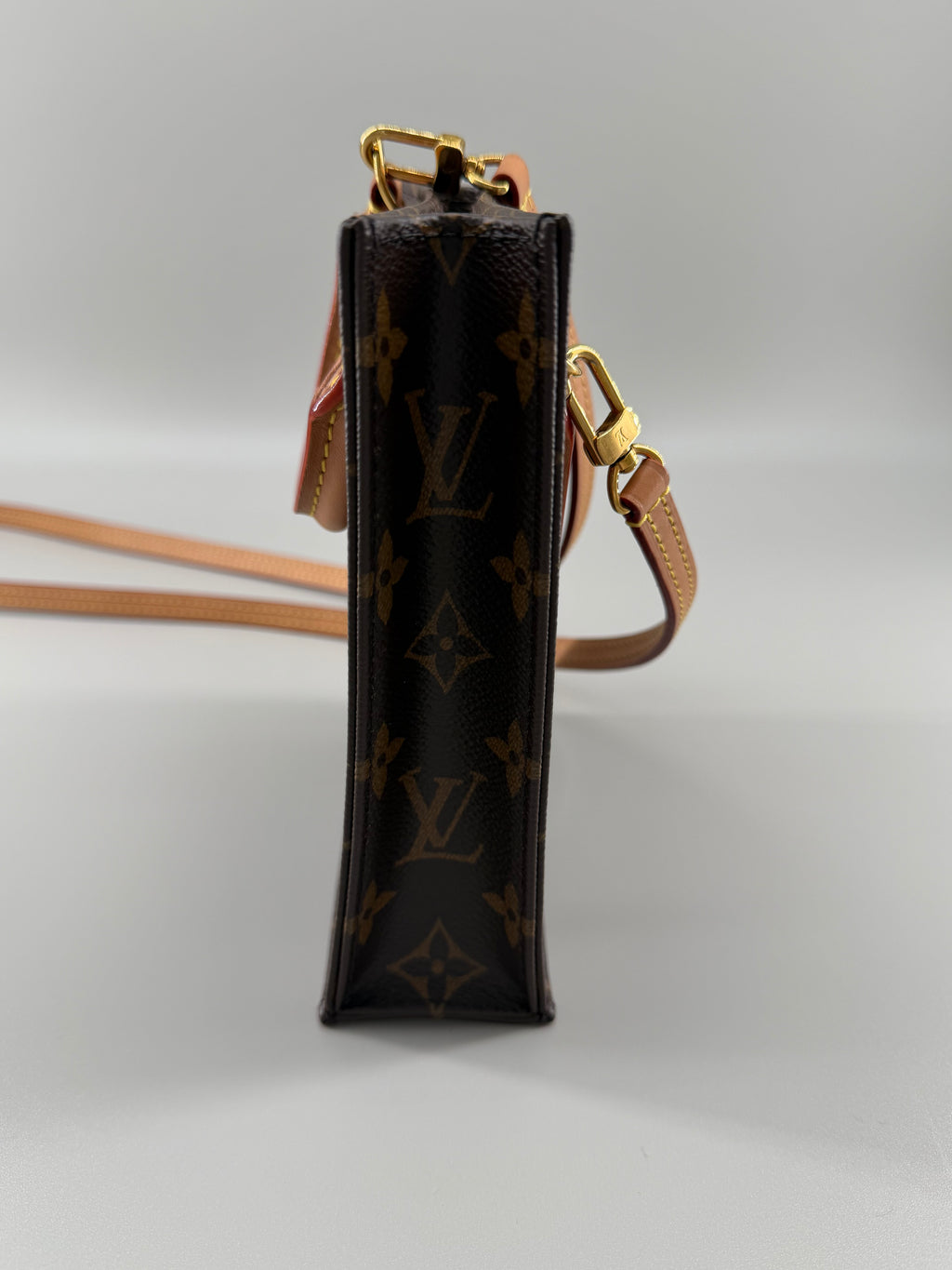 Louis Vuitton Petit Sac Plat Monogram Canvas (RFID)