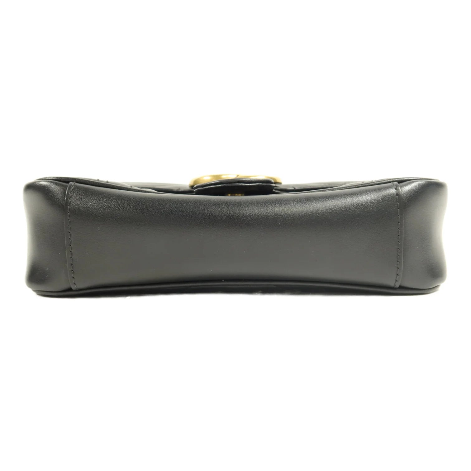 Gucci GG Marmont Small Chain Shoulder Bag Black Calfskin