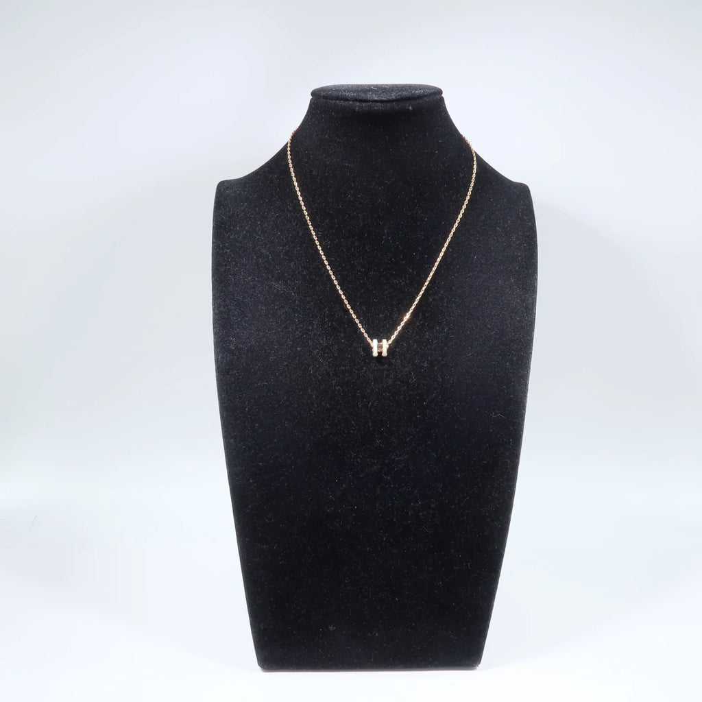 HERMES Mini Pop H Necklace Rose Gold / Systeme