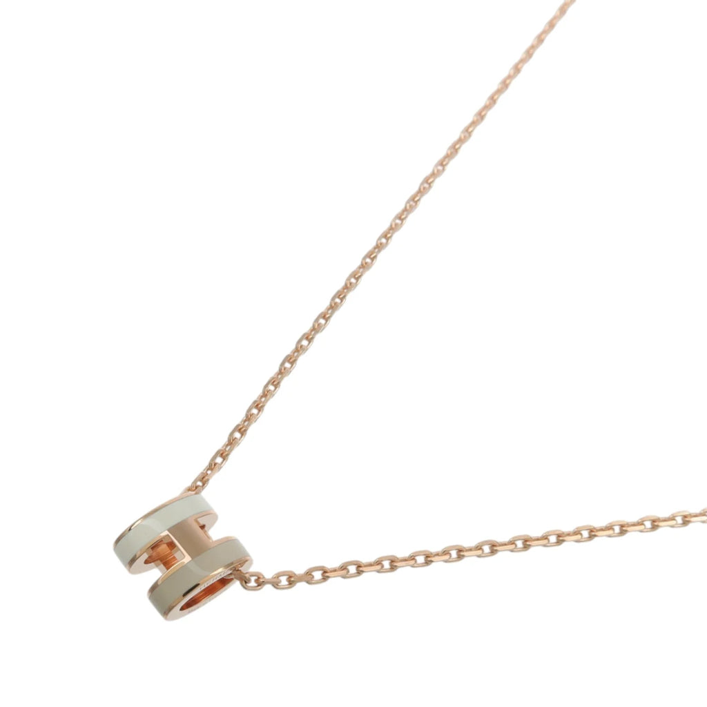 HERMES Mini Pop H Necklace Rose Gold / Systeme