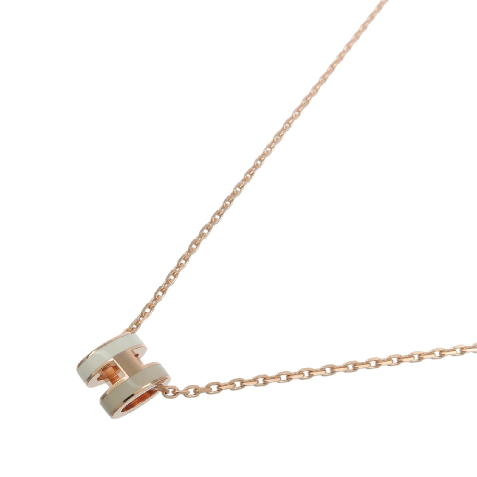 HERMES Mini Pop H Necklace Rose Gold / Systeme