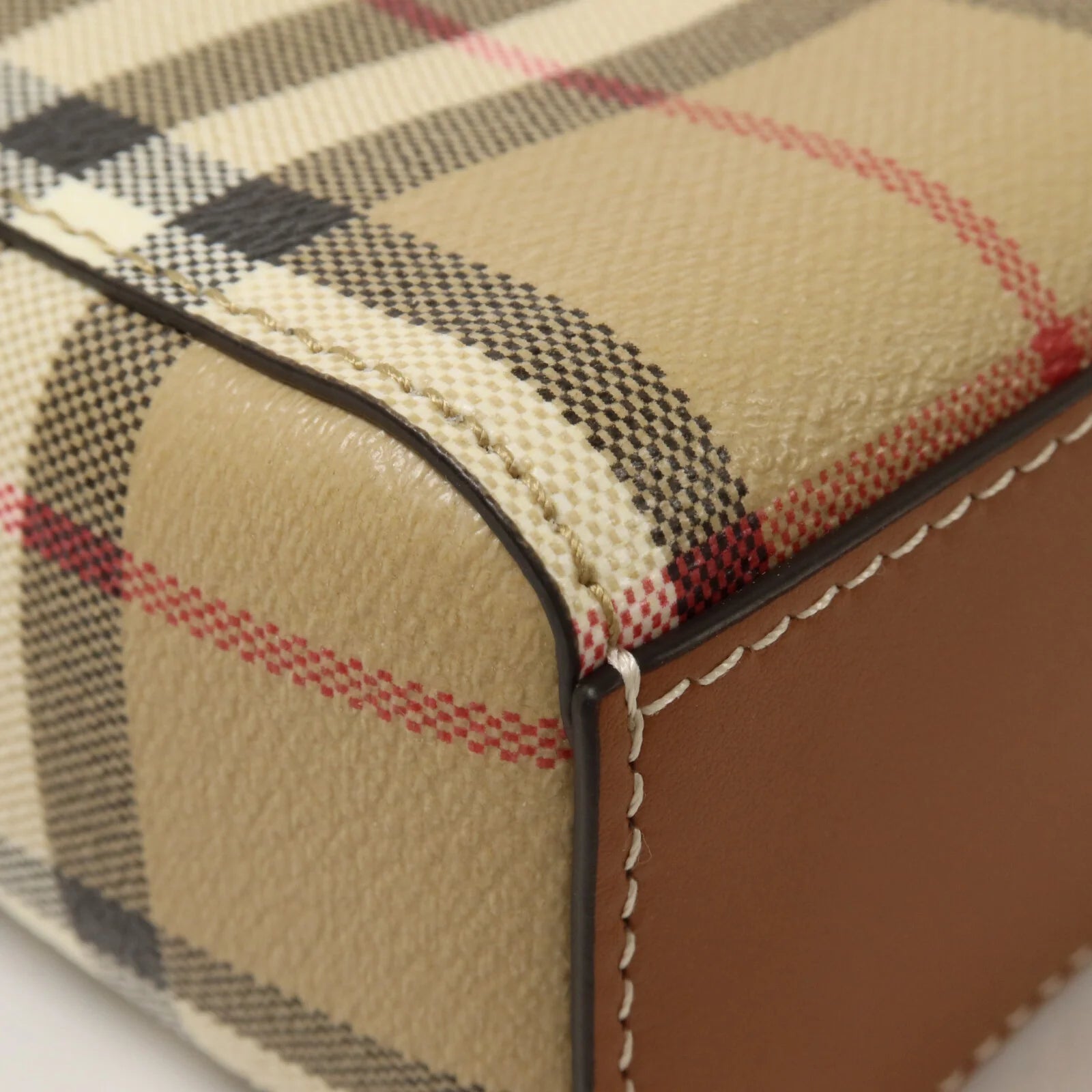 Burberry Mini Check Chain Vanity Bag (Unused/with gift receipt)