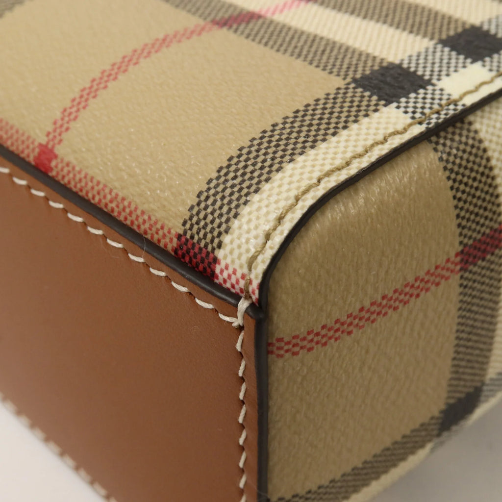 Burberry Mini Check Chain Vanity Bag (Unused/with gift receipt)