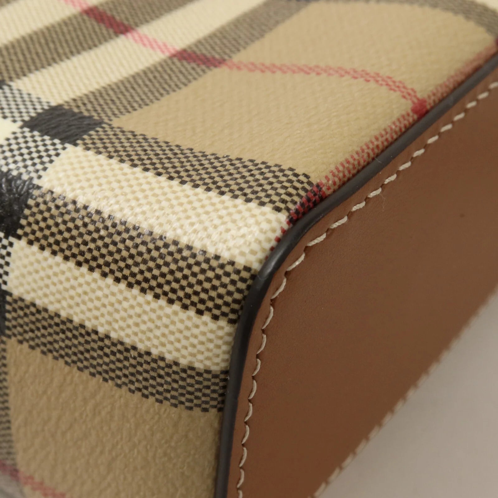 Burberry Mini Check Chain Vanity Bag (Unused/with gift receipt)