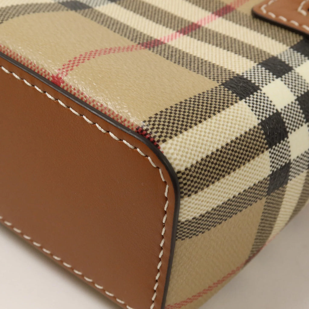 Burberry Mini Check Chain Vanity Bag (Unused/with gift receipt)