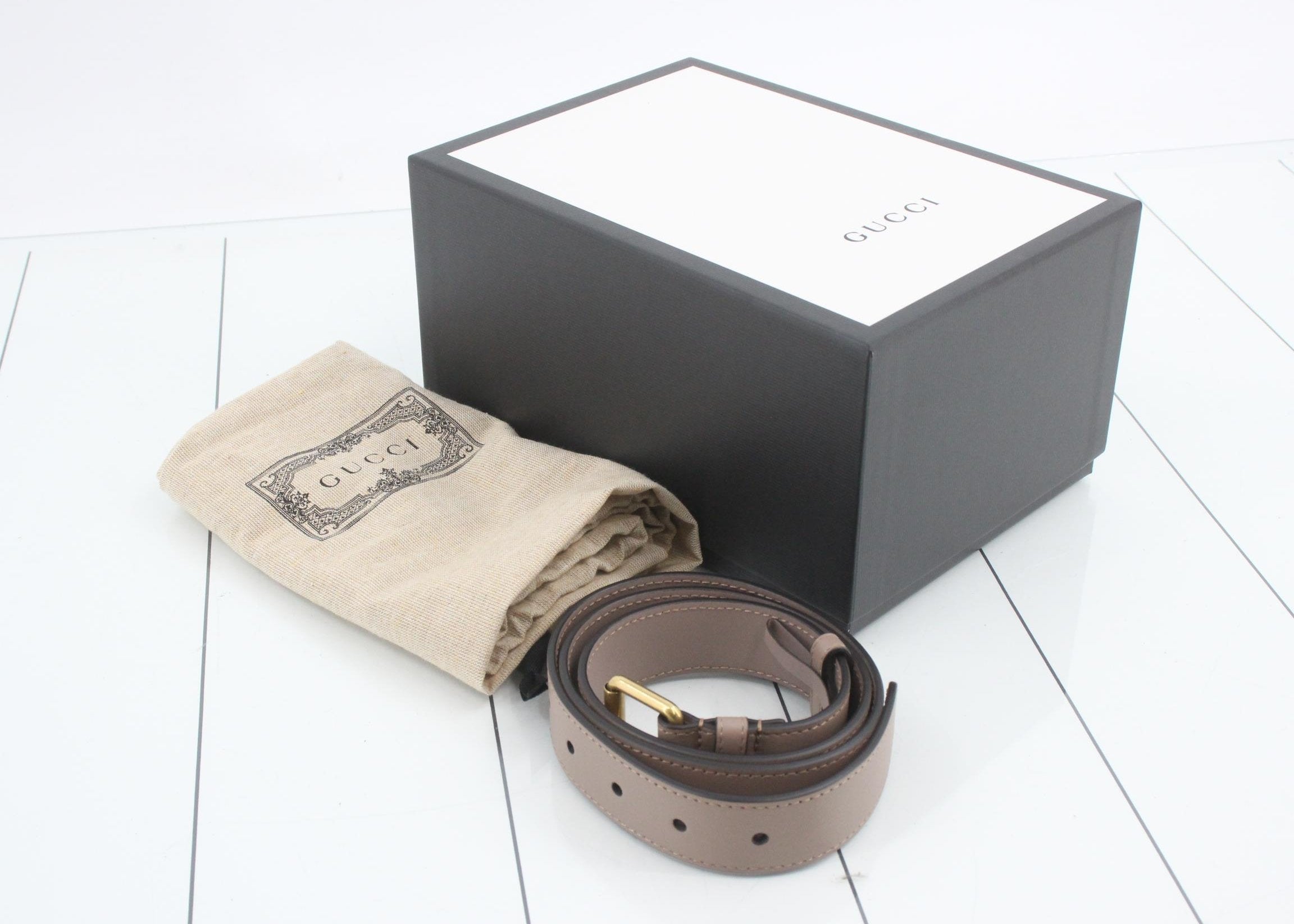 Gucci Marmont Belt Bag - Beige