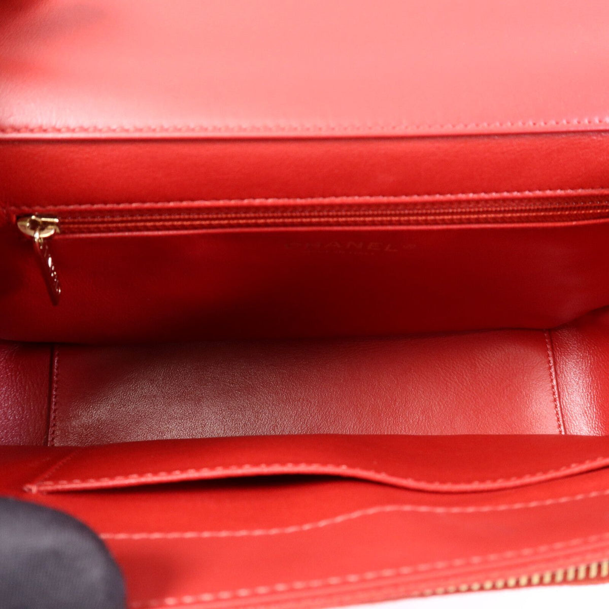 Chanel Business Affinity Large Shoulder Bag – Red Caviar Leather